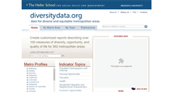 Desktop Screenshot of diversitydata.org