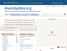 Tablet Screenshot of diversitydata.org